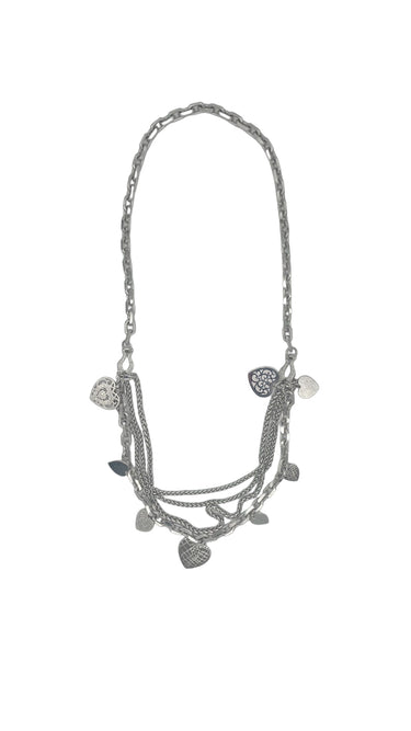 Dior Necklace Multi Strand Heart Charm